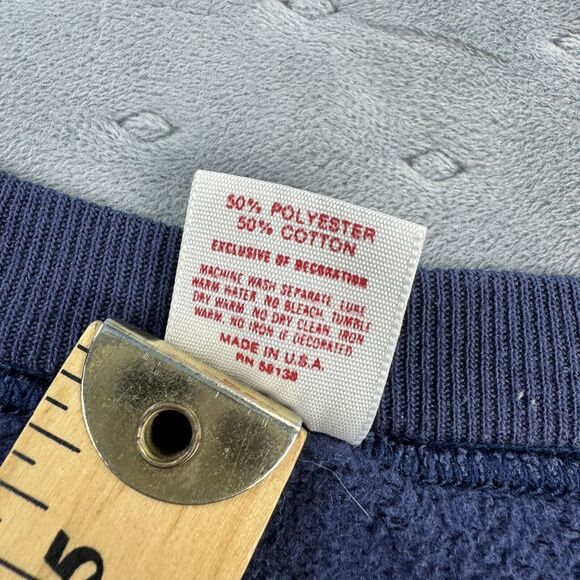 VINTAGE Penn State Sweater Mens XL Blue Nittany Lions Crewneck Pullover Classic - Picture 9 of 13